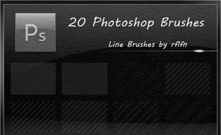 20款高清晰细纹抽丝笔刷