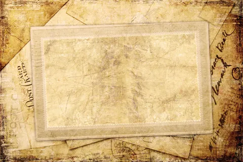 牛皮纸相框图片