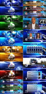 整套新闻节目包装AE模板