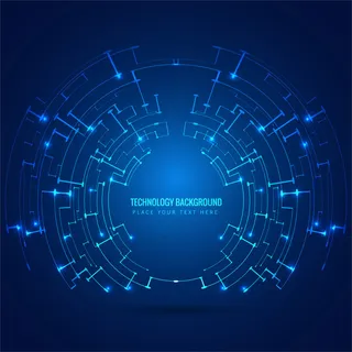蓝色科技背景