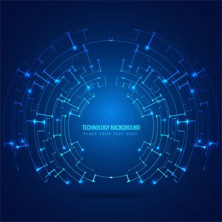 蓝色科技背景