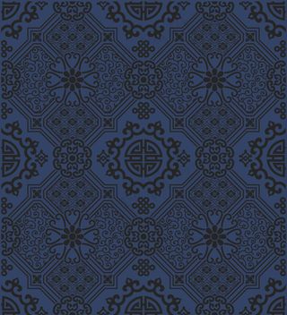 中国中式和风民族风格蓝色花纹瓷器手绘背景底纹图案矢量图片素材