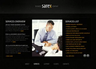 网页资讯页面设计flash网站模板