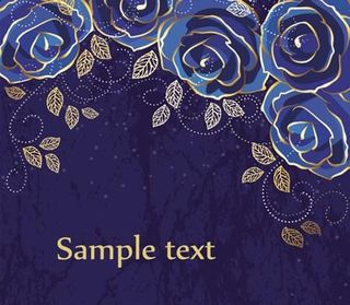 花卉背景矢量素材