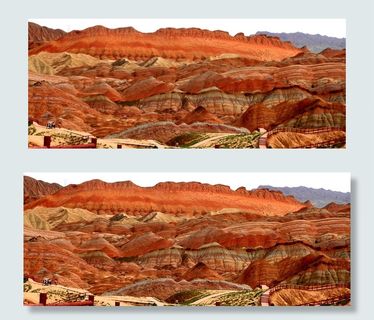 张掖丹霞地质公园图片