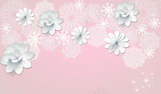 蕾丝花背景