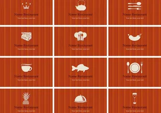 西餐厅菜单封面设计图片