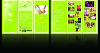 婚庆公司 三折页图片