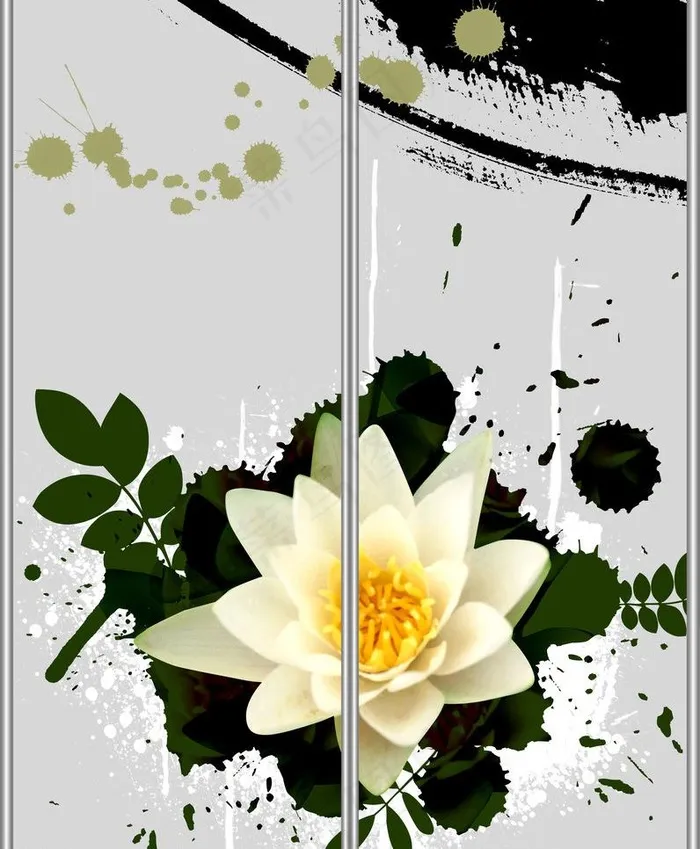 移门图案图片psd模版下载