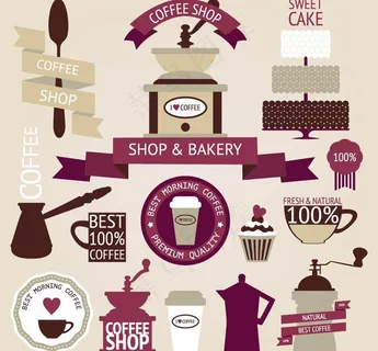 咖啡标签图片