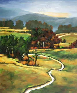 风景油画图片 风景油画图片