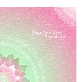 05矢量花纹背景