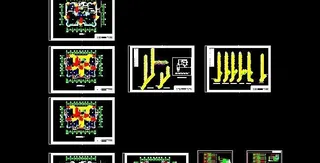 建筑给排水 电气图 局部机房图