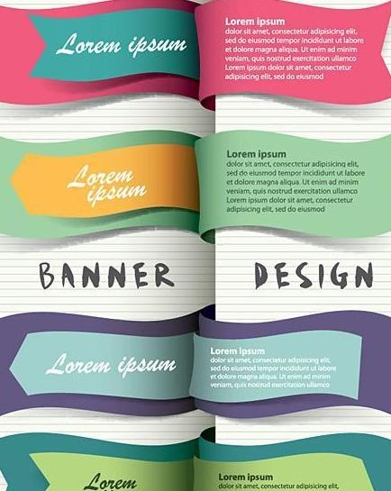 精美书签矢量素材五