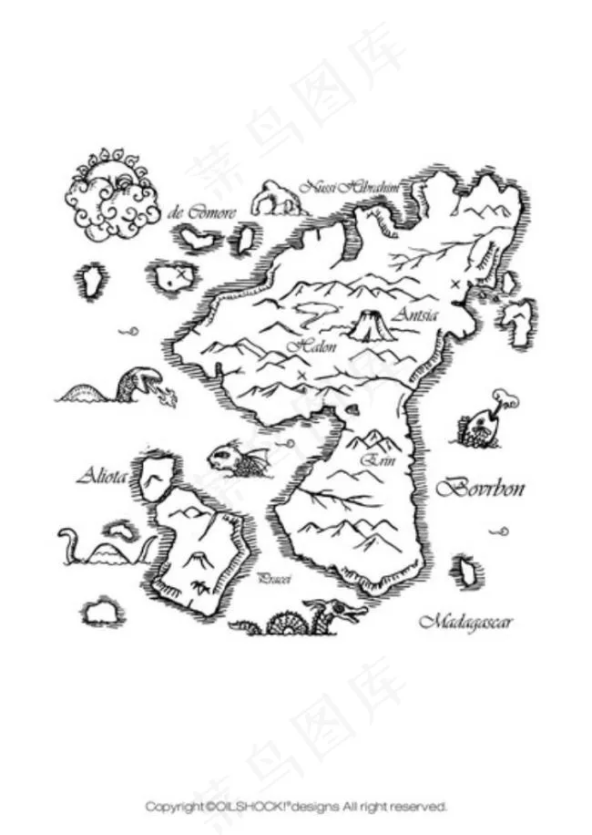 矢量地图素材