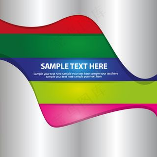 多款三维彩色几何图形和线条背景素材