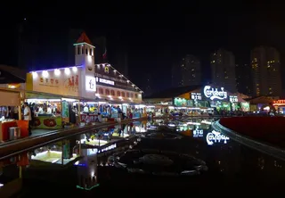 国际啤酒节期间的星海广场图片