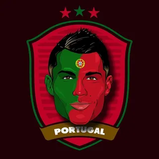 巴西世界杯球星插画C罗