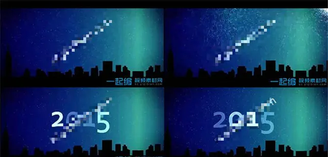 2015喜庆过节新年AE开场片头模...