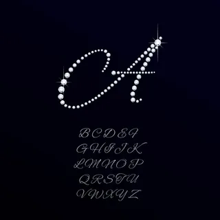 钻石字体