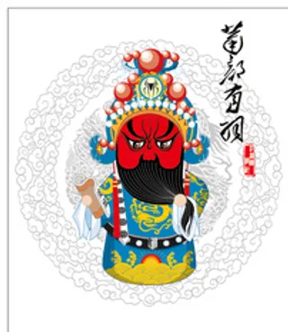 关羽T恤图案图片