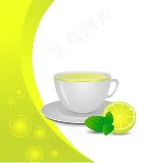 可口的橙汁元素矢量