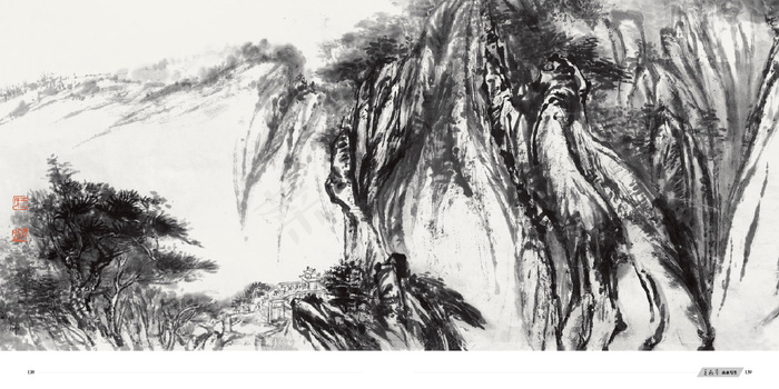 风景山水画图片