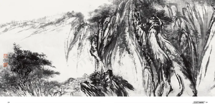 风景山水画图片