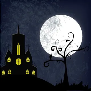 夜景矢量图素材