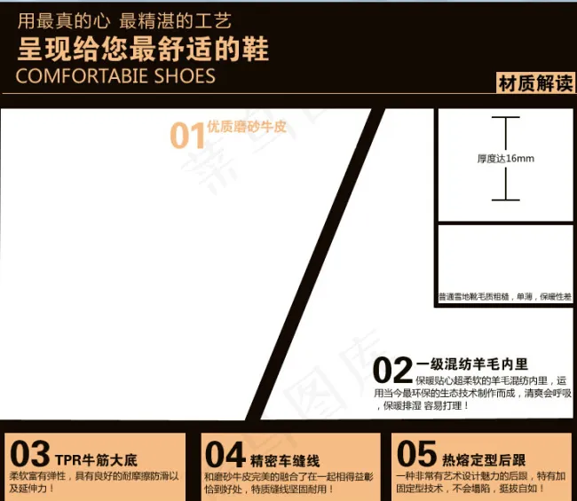 最舒适的鞋子psd模版下载
