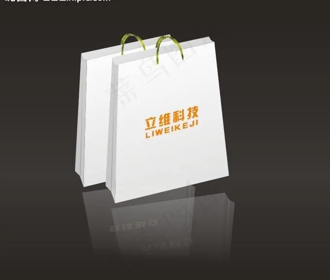 手提袋 包装袋图片cdr矢量模版下载