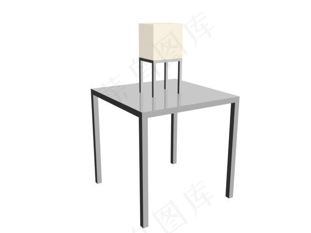 创意节约台灯桌子