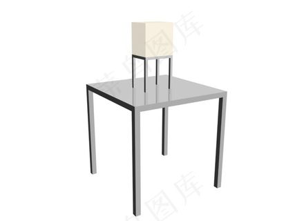 创意节约台灯桌子