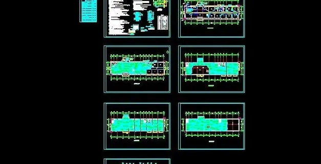 七层厂区办公楼采暖通风设计图