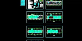 七层厂区办公楼采暖通风设计图