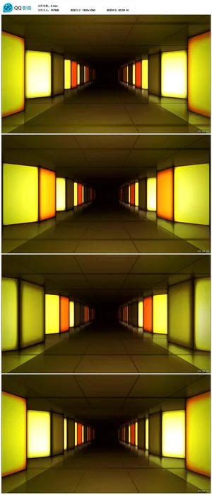 立体空间LED视频素材