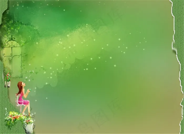 唯美春天背景PSD素材(4000X2933(DPI:150))psd模版下载