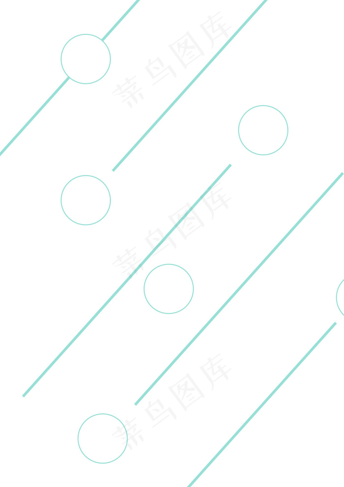 简约蓝色线条圆圈H5背景psd模版下载