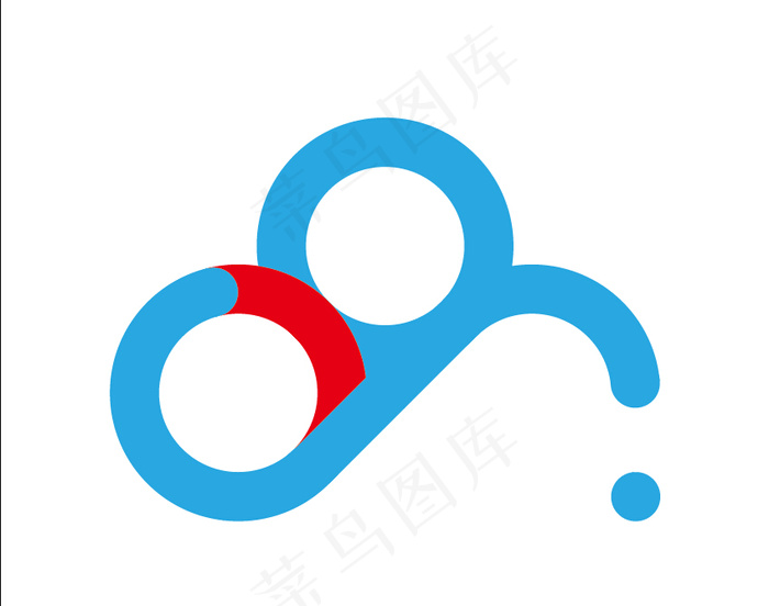 百度云LOGOai矢量模版下载