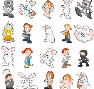 卡通矢量人物图片