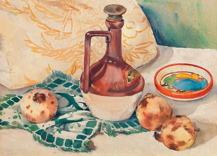 静物石榴图片 静物石榴图片