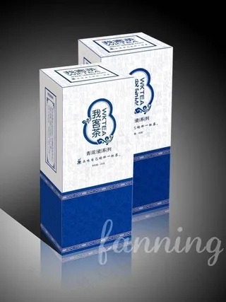 茶叶包装 展开图图片模板下载