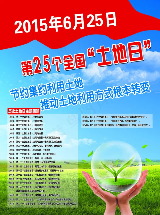 土地日展板(4039X5433(DPI:120))psd模版下载