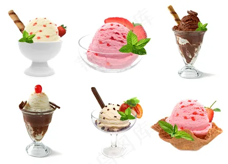 夏季凉品冰淇淋