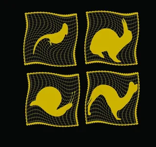 扭曲的布纹图片