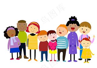 卡通儿童人物插画