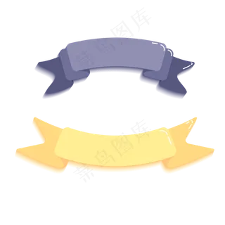 AI矢量扁平风格彩色横幅