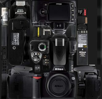 单反相机游戏模型素材