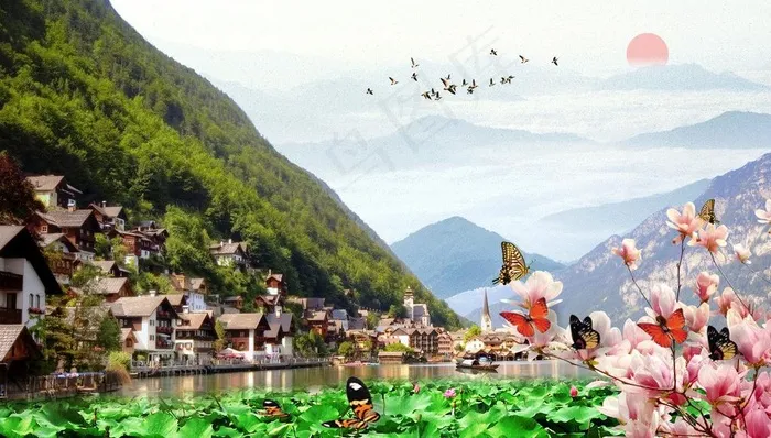 临水居图片(1920X1200(DPI:300))psd模版下载