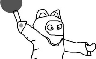 魔术师的轮廓的剪辑艺术